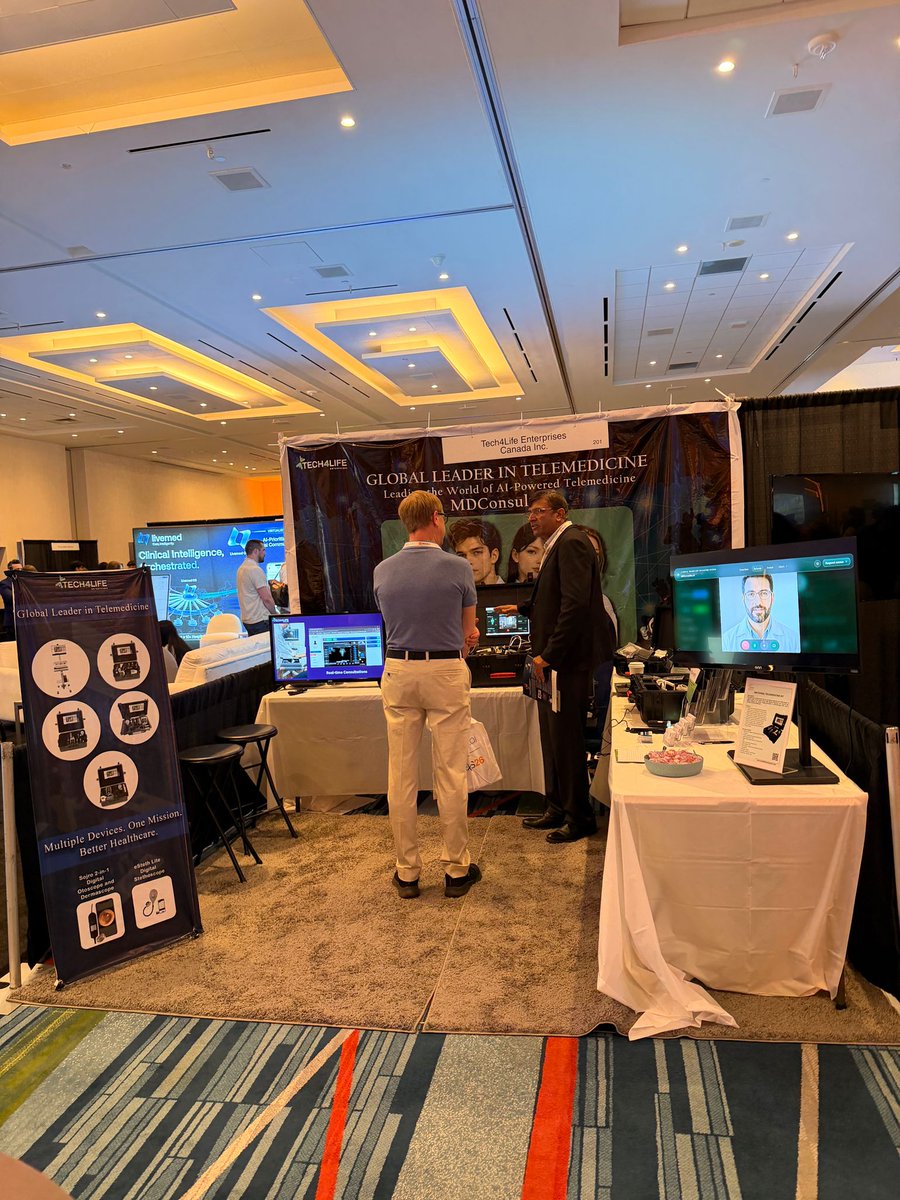 Tech4Life1's tweet photo. Come find us at #ATANEXUS2026 — Exhibit Hall, Booth 201 &amp; experience it for yourself: 🩺 Telemedicine Kits up close 🖥️ Live Demo in action 🤝 Real solutions for virtual care
Don't miss us! 📍

#ATANEXUS #Telemedicine #DigitalHealth #HealthcareInnovation #EventSeason #Tech4Life https://t.co/uxTWQwXiFg