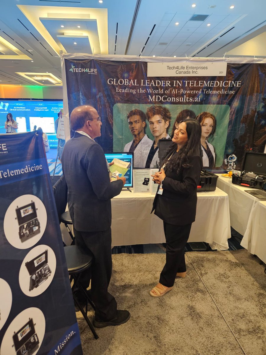 Tech4Life1's tweet photo. Come find us at #ATANEXUS2026 — Exhibit Hall, Booth 201 &amp; experience it for yourself: 🩺 Telemedicine Kits up close 🖥️ Live Demo in action 🤝 Real solutions for virtual care
Don't miss us! 📍

#ATANEXUS #Telemedicine #DigitalHealth #HealthcareInnovation #EventSeason #Tech4Life https://t.co/uxTWQwXiFg