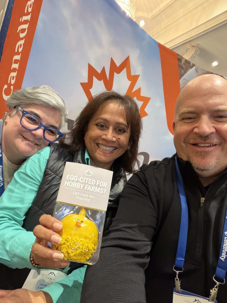 FarmLendingCAN's tweet photo. What a great day at the Canadian Alternative Mortgage Lenders Association @camla_ca Ontario Expo! Thank you to everyone who stopped by Booth #30 to connect with our team. 🐣

#CAMLA #MortgageBrokers #AlternativeLending #AgriculturalLending #RuralLending #FarmLendingCanada https://t.co/wCuDehsqiU