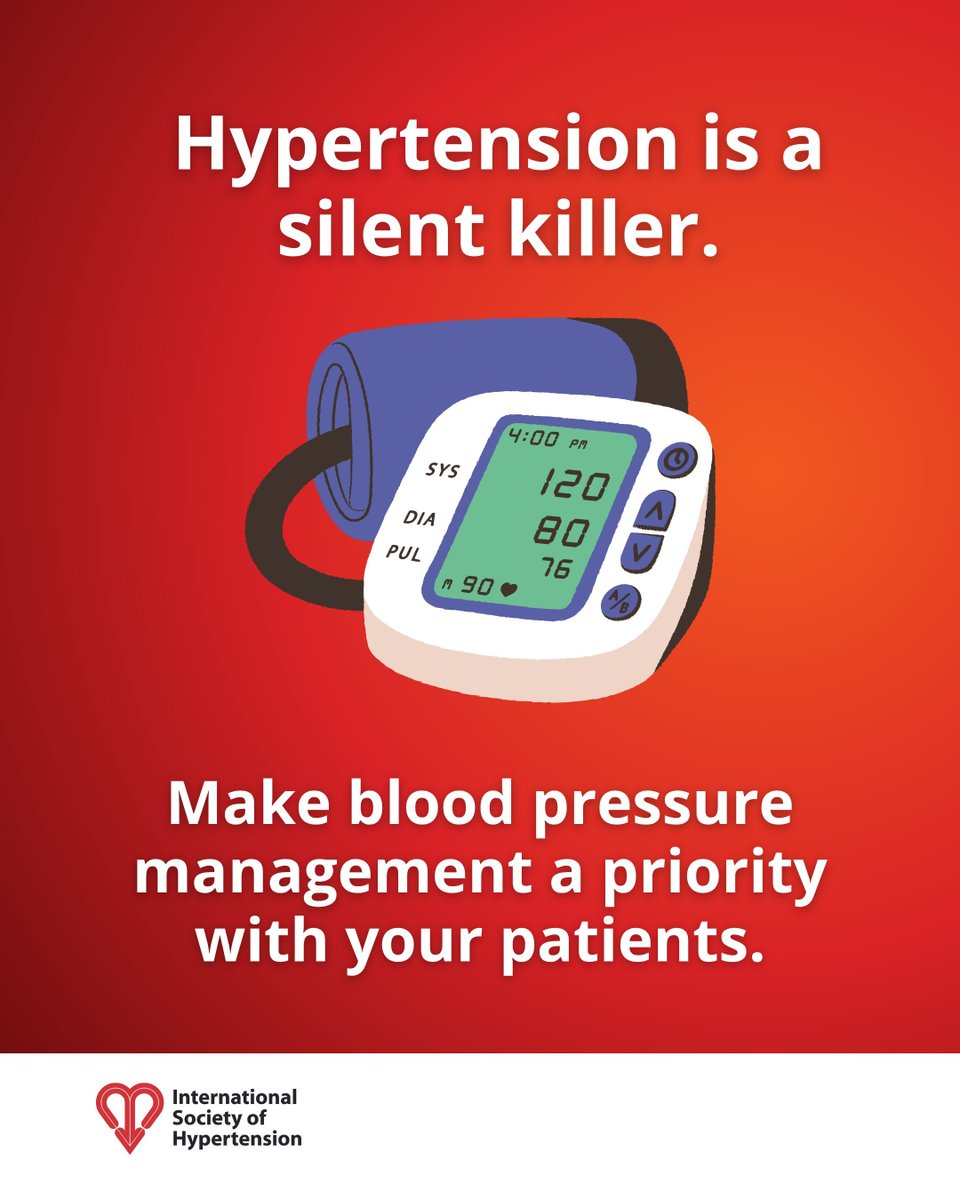 International Society of Hypertension tweet media