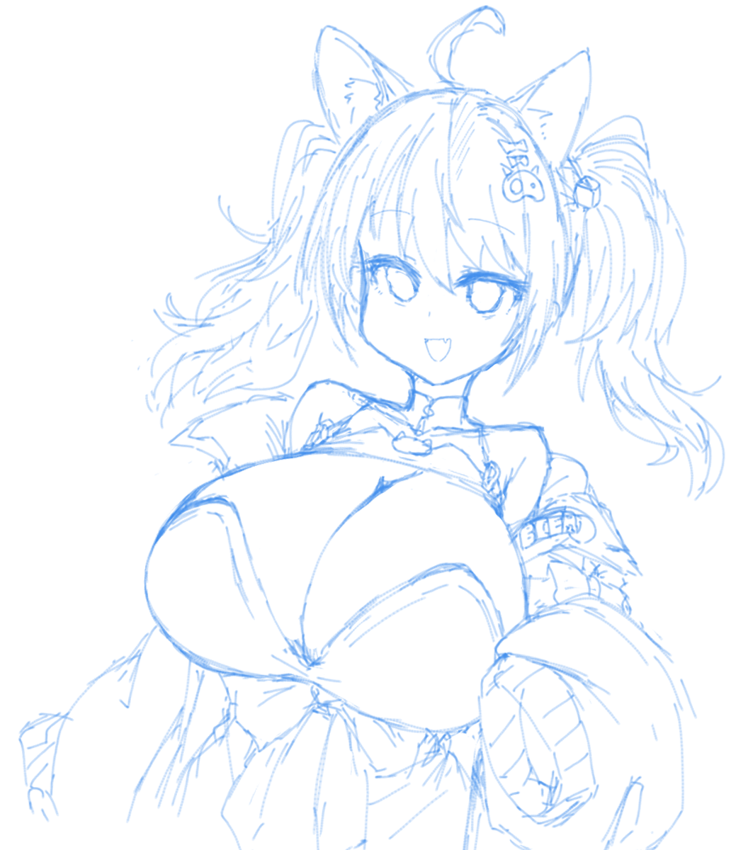 ラフ描いて放置してるやつ 