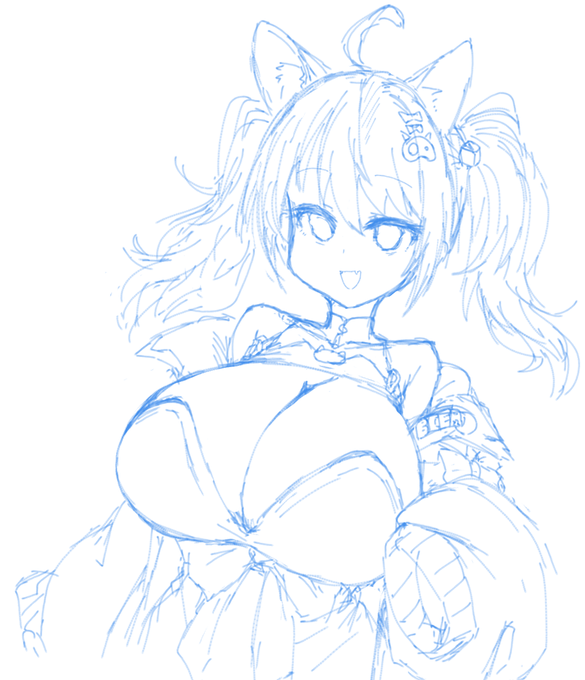 ラフ描いて放置してるやつ 