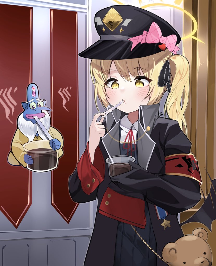 P01_Art's tweet photo. Pudding time 🍨
#BlueArchive #ブルアカ https://t.co/kIA6mkV8oB