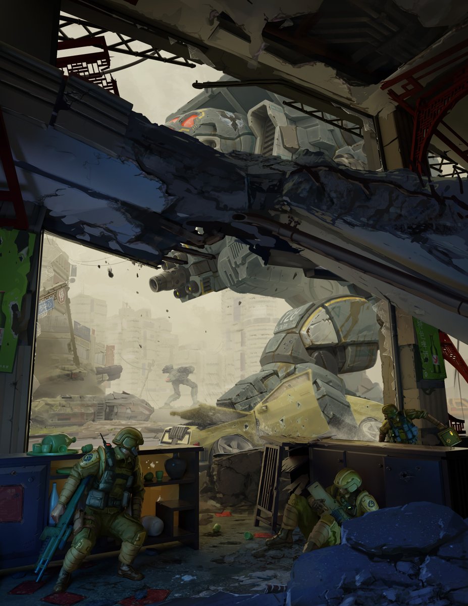 Art of Battletech & Mechwarrior tweet media