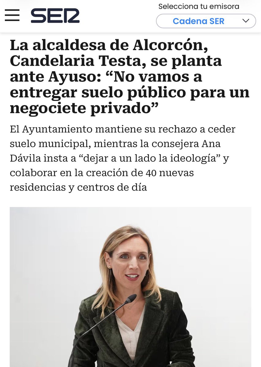 Mila Ayuso Alcorcón tweet media