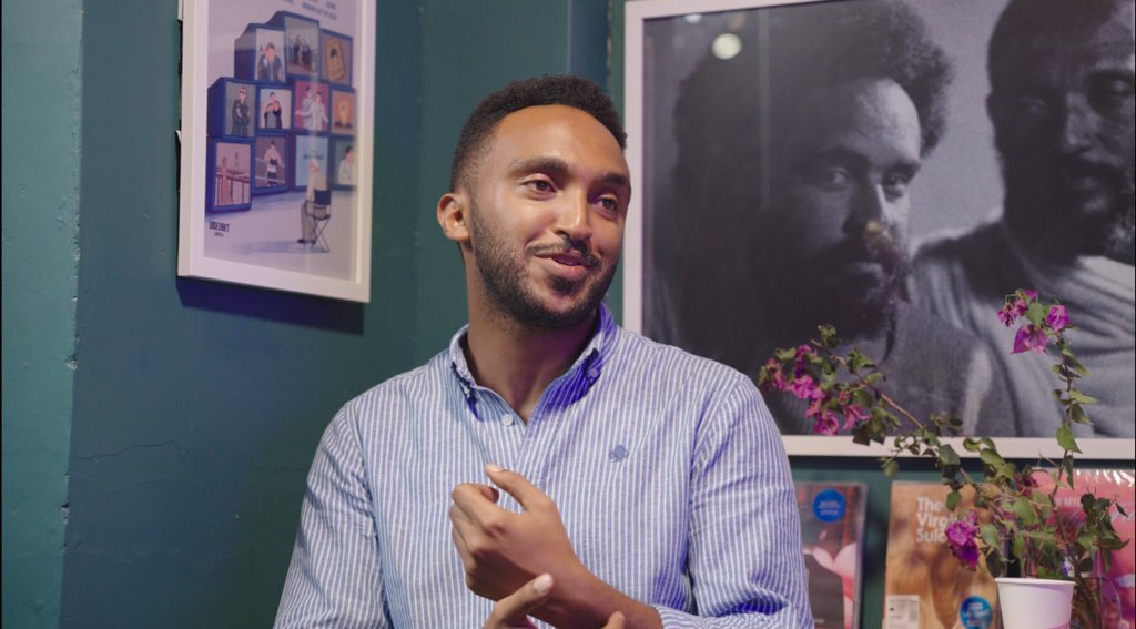 videobet_et's tweet photo. 🎞🎙️Videobet podcast is back, and we're setting the stage for something new. You don’t want to miss the premiere of our fourth episode with four new guests with real passion for cinema. Coming this Sunday, May 17th.

#VideobetPodcast #BTS #Teaser https://t.co/S5RNW0yZ8T