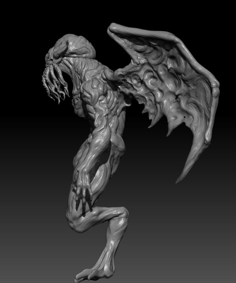 ymk64647403's tweet photo. Cthulhu2 #zbrush https://t.co/2GuCDB0lTW