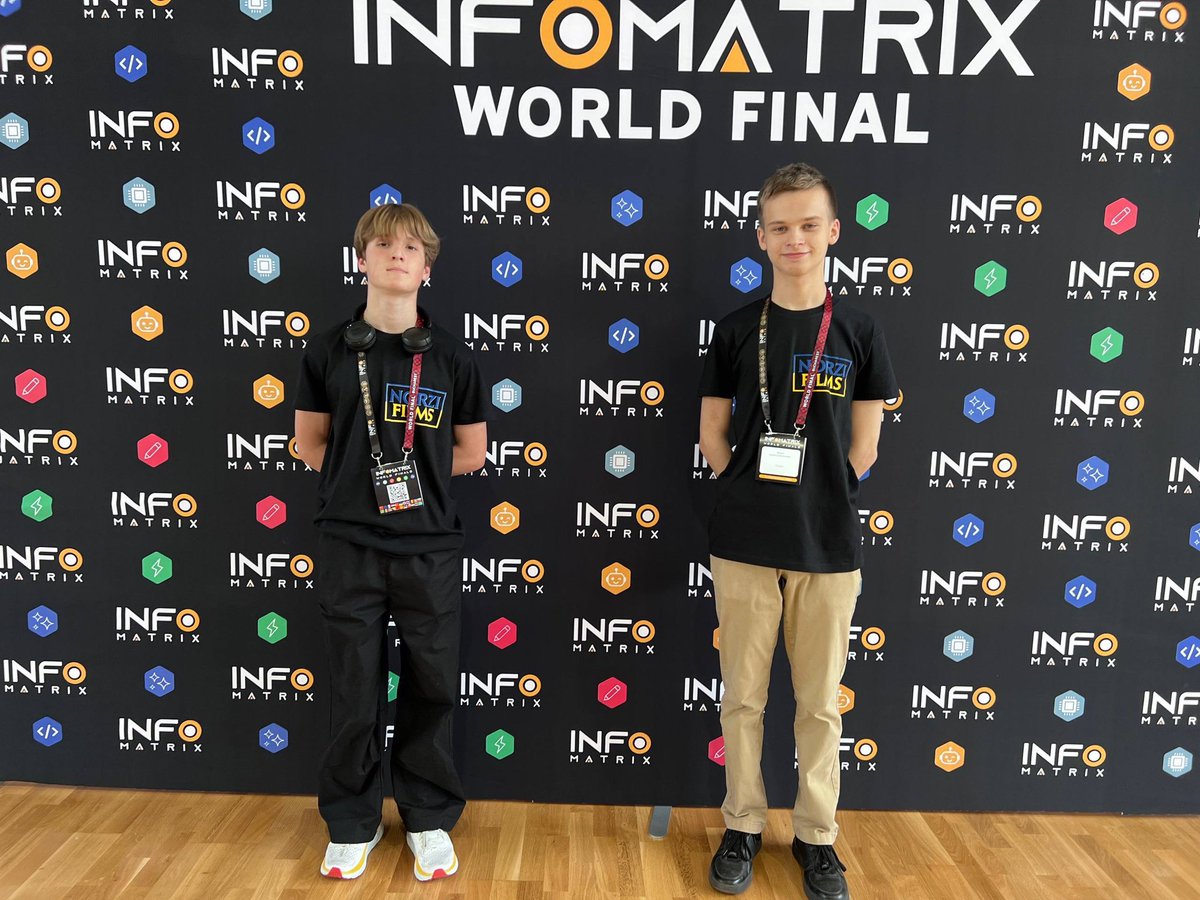 norzifilms's tweet photo. The preparation day before the Infomatrix 2026 finals is over! 🇷🇴 🇺🇦
Project presentations begin tomorrow 👀

#TheProject #Infomatrix2026 https://t.co/8SlgRhGVmB
