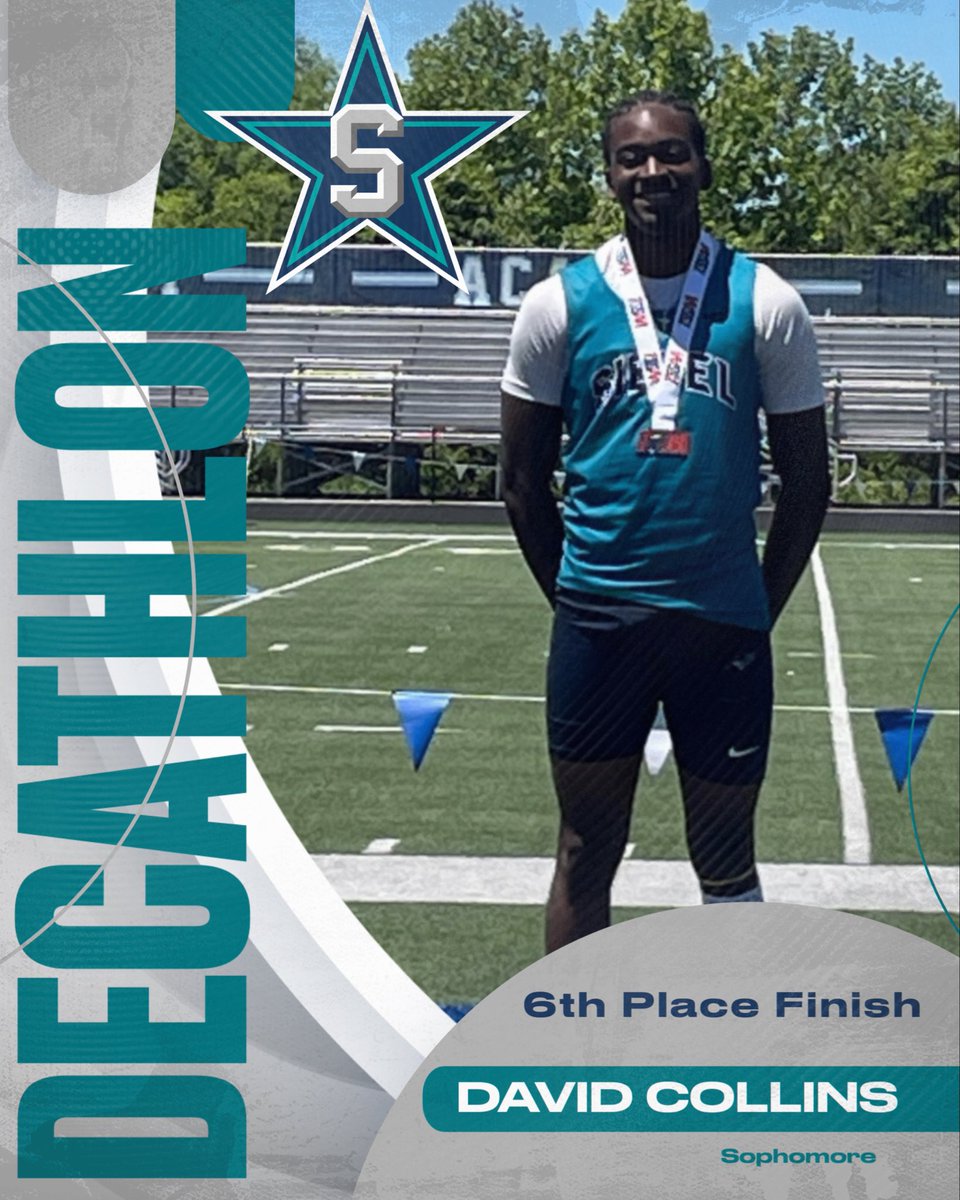 SiegelAthletics's tweet photo. Congratulations to @SiegelTrack Sophomore David Collins on finishing 6th in the @TSSAA State Decathlon.

Great future for this young man. 

#P2BASS https://t.co/BrPxixqkVM