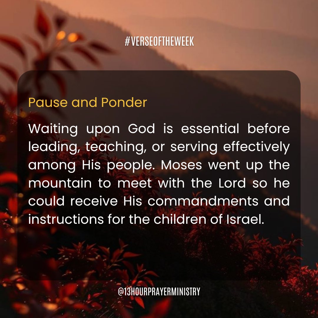 13HourPM's tweet photo. “Sometimes God calls us away from the noise, not to pause our purpose, but to prepare us for it.” 

#devotional  #pauseandponder  #gospel  #wordofgod https://t.co/ropijCjlk1