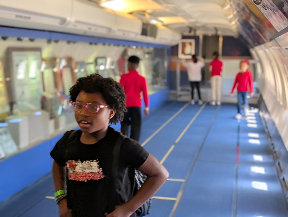 LRELonghorns's tweet photo. Yesterday, LRE's GT students visited The Frontiers Flight Museum.  An amazing time was had learning about the history and newest upgrades of planes as well as the solar system.  Hands on learning is the BEST! 
#LRE #CedarHillISD https://t.co/Tjwk1XZHHZ