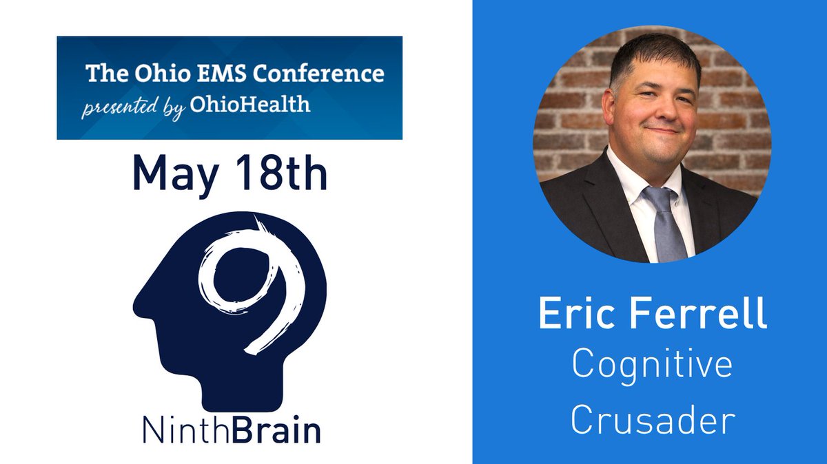 NinthBrain's tweet photo. Ready for The Ohio EMS Conference? Join us for EMS success. #EMSCommunity https://t.co/zhzNQTbImE