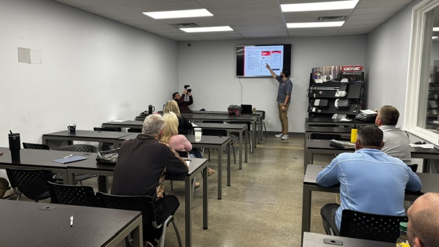 OHDNKY's tweet photo. Overhead Door and Genie are teaming up with their new Remote Monitoring App! This partnership means faster repair and maintenance solutions for our customers. Welcome to the future of garage door service! Training started today! Call us for more information 859-341-6646 https://t.co/2DvI3vDJNk