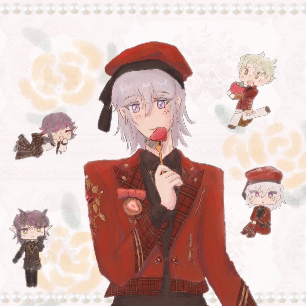 shirulover's tweet photo. ♪ he’ll walk with springtime wherever he goes ︴happy birthday silver vanrouge ♡

#シルバー・ヴァンルージュ誕生祭2026
#シルバー・ヴァンルージュ生誕祭2026 https://t.co/g02PrCZmcx