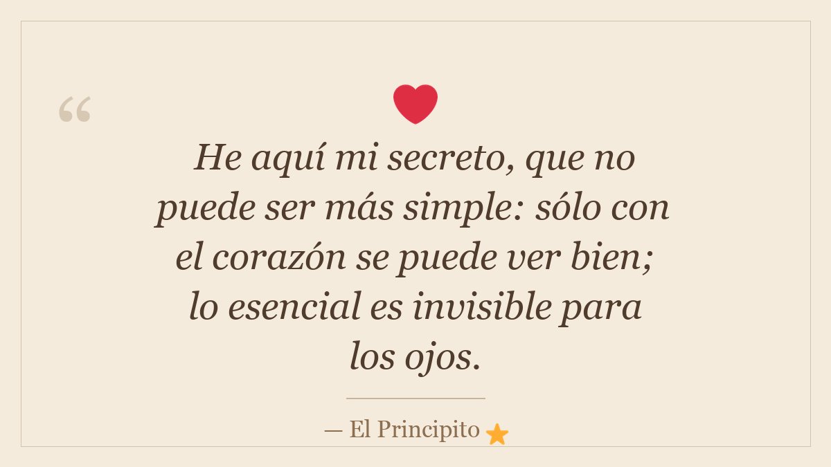 El Principito ⭐️ tweet media