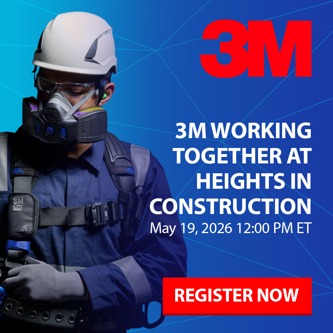 safeopedia's tweet photo. Falls remain the #1 killer in construction. One missed anchor, one skipped inspection, one bad rescue plan is all it takes.

Live: @3M Working Together at Heights in Construction
🗓 May 19, 2026 | 12pm ET

Register: https://t.co/hk3MaerAhT https://t.co/IxJrHQOCmF