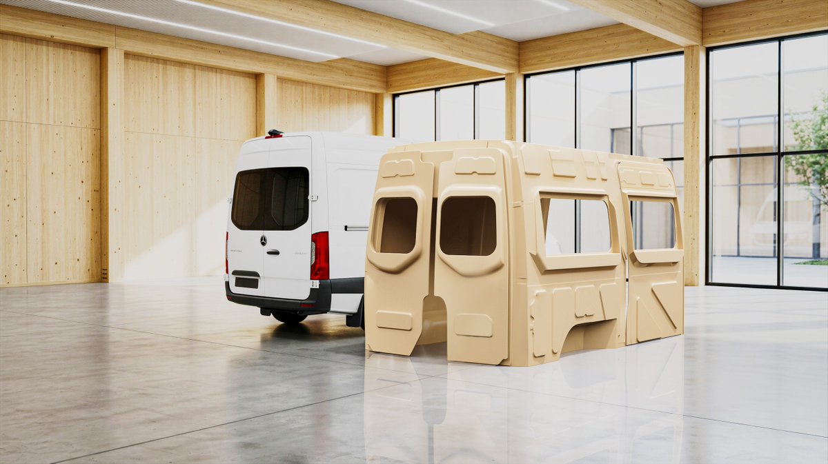 materialdistrct's tweet photo. Lightweight 3D Printed Interiors For Electric Vans https://t.co/4ShrlrEHA8

#MaterialInspiration #Materials #3DPrinting #ElectricVehicles #VanLife #LightweightDesign #CircularDesign #SustainableMaterials #ModularDesign #AdditiveManufacturing #ProductDesign #MobilityDesign https://t.co/WZ1Hj8BWmU
