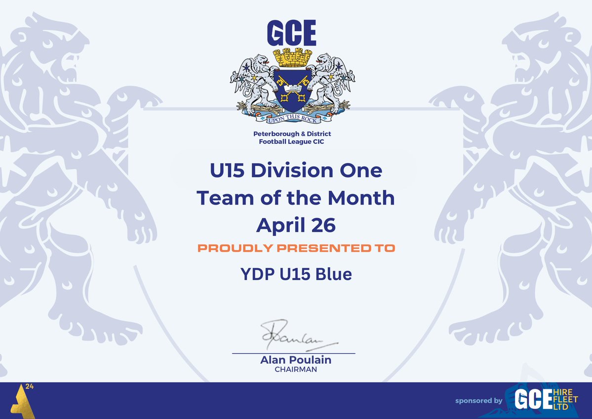 Peterborough & District Football League tweet media