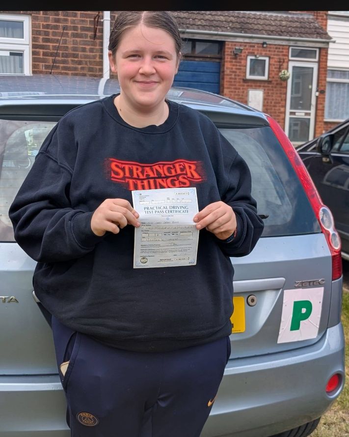 xtdriving's tweet photo. Massive congratulations to Mary who passed today in Worcester in her own car. Started lessons in 2024 and then went to uni. Great result well done! https://t.co/Y5CIsWo7FM