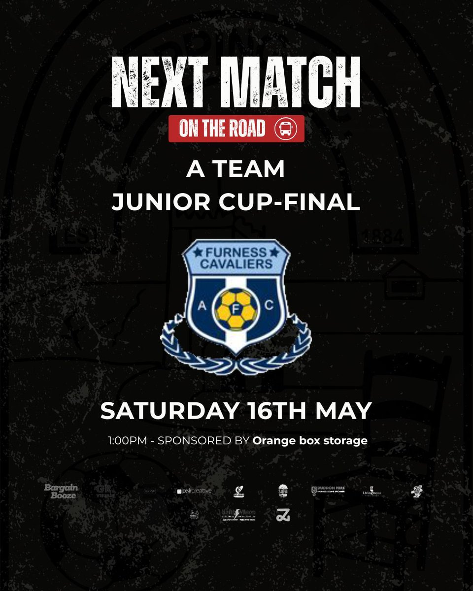 daltonunitedfc's tweet photo. ⚫🔴 𝗡𝗘𝗫𝗧 𝗠𝗔𝗧𝗖𝗛 🔴⚫
📅 Saturday 16th May

JUNIOR CUP-FINAL
𝗔 𝗧𝗘𝗔𝗠
🆚 Furness Cavaliers Reserves
⏰ 1:00pm
🏟 Rakesmoor Lane https://t.co/C7B8TswFt3
