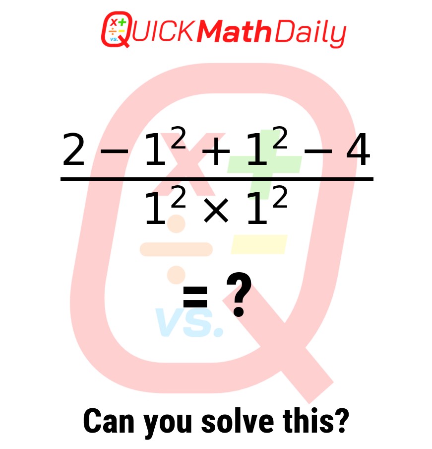 Quick Math Daily Brain Boost 🧠 tweet media