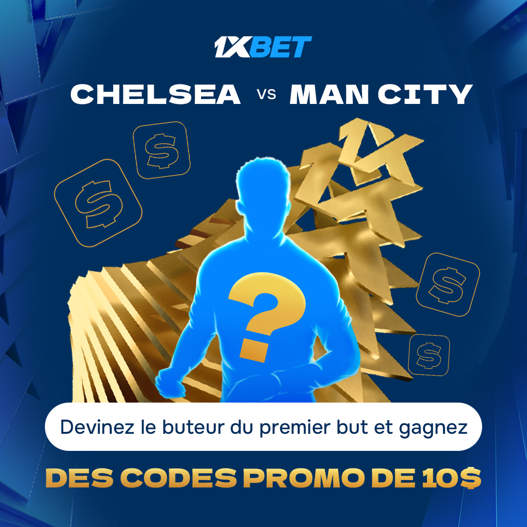 1xBet_Francais's tweet photo. CONCOURS 🎁

Devinez le buteur du premier but et gagnez de la finale et gagnez des codes promo de 10$

Règles : 

✅ Vous ne pouvez répondre qu'avec un seul commentaire
✅ Le participant doit être abonné à 
@1xBet_Francais

Nous choisirons au hasard 5️⃣ gagnants d'un code promo de 🔟$

Résultats : Mardi 

#FACupFinal | #CHEMCI