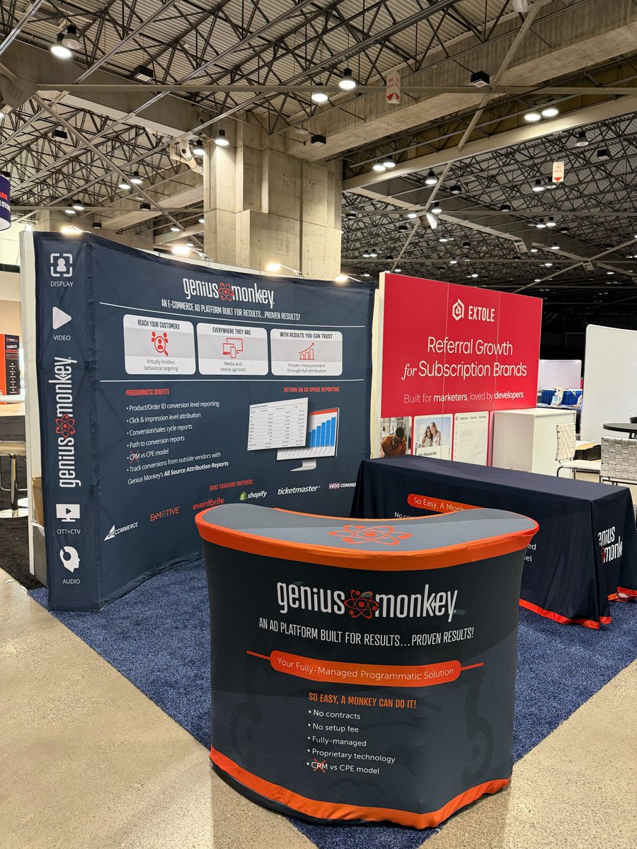 geniusmonkeylab's tweet photo. Genius Monkeys spotted in the wild! 🐵👀
We're proud to be a part of @Sub_Summit and @RetailSummits in Minneapolis! If you're in Kansas City for #SubSummit, come talk with us at Booth 511! 
#RetailSummits #GeniusMonkey #programmatic #DigitalAds https://t.co/RjpPCrdLaw
