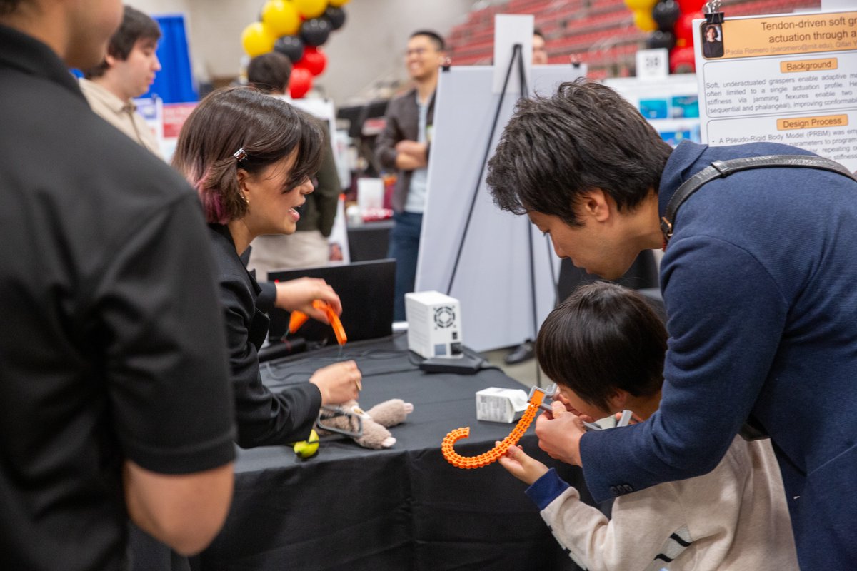 MITMechE's tweet photo. MExpo 2026, held Tuesday, was a wonderful celebration of mechanical engineering innovation, competition, and hands on learning. Thank you to all of our students, faculty, staff, presenters, volunteers, and guests for being a part of this event! 📸s: Tony Pulsone, MIT MechE https://t.co/Vc6fZ4cIjJ