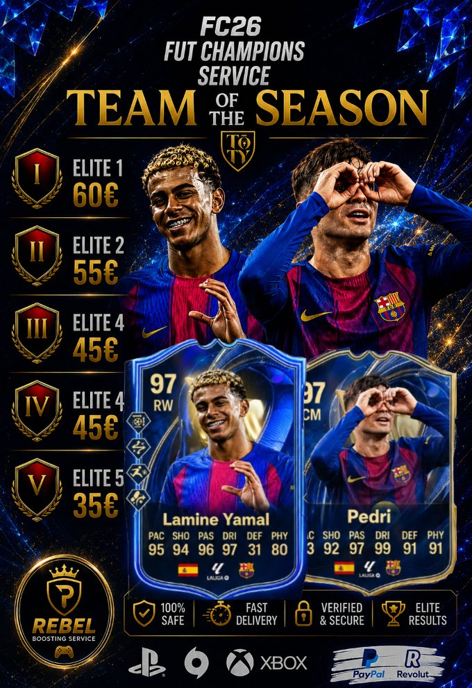 Rebel - FUT Boosting Services 🎮 tweet media