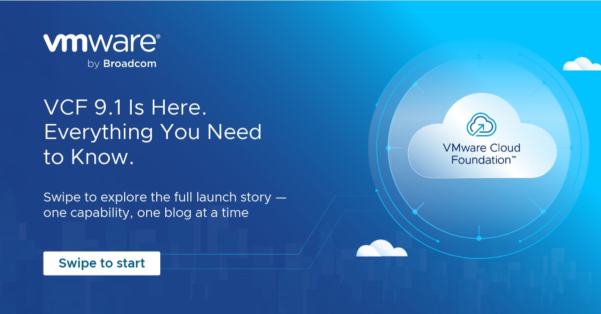 VMware Cloud Foundation (VCF) tweet media