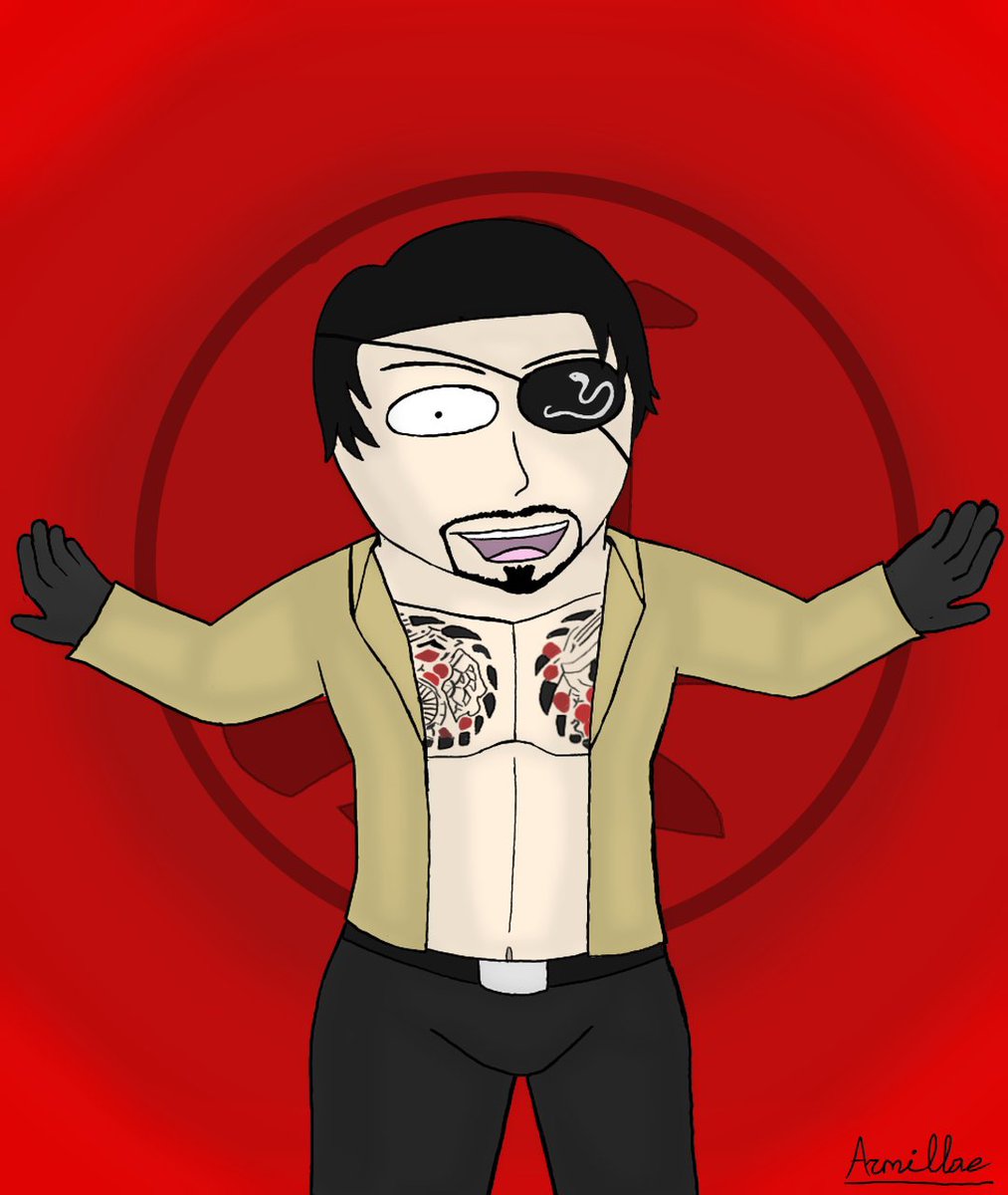 Armillae101's tweet photo. Goro Majima from Yakuza

Birthday of the best crazy guy 

#fanart https://t.co/CYDbeSlDjc