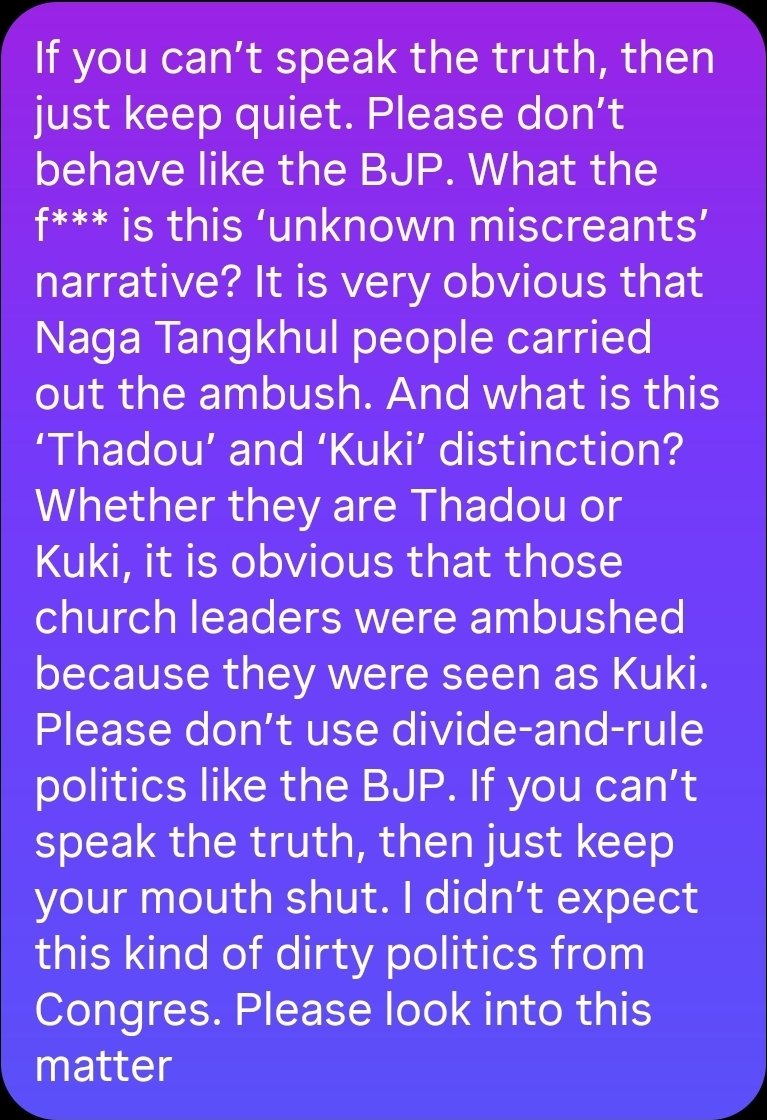 SamuelKuki73618's tweet photo. @RahulGandhi
https://t.co/8YhrCrqZ54 https://t.co/cfARBKhATx