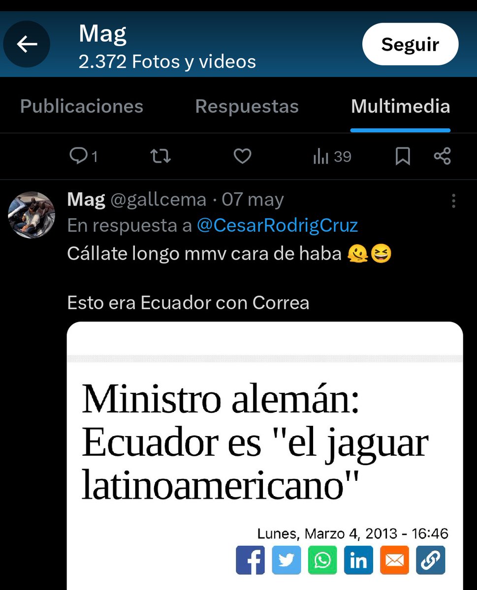 Israel S 🇪🇨🐍 tweet media