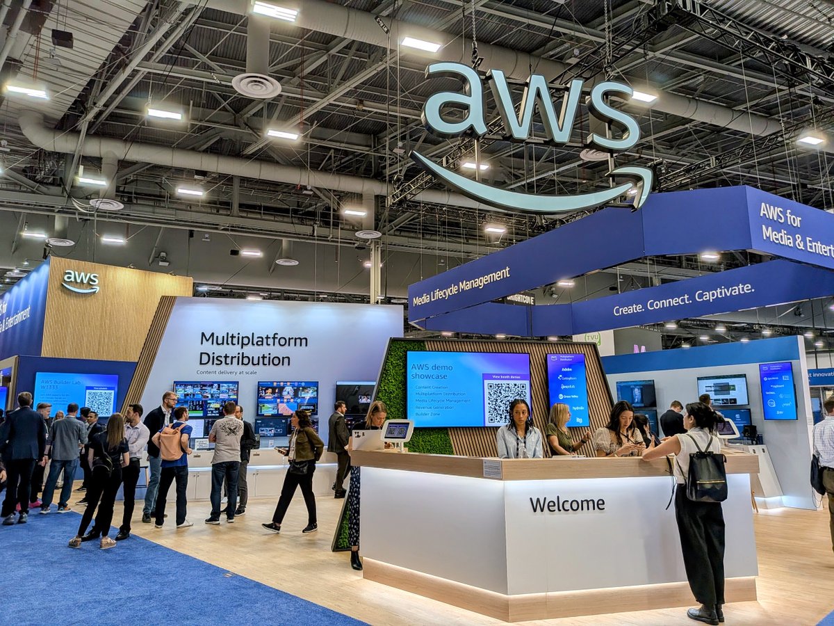 EventMarketer's tweet photo. In the midst of the action at NAB Show, EM caught up with Gaby Ferreres, head of industry marketing at AWS: https://t.co/456gPcSv2j https://t.co/ruT30jSQbx