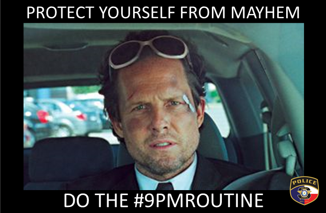 SelmaPDTX's tweet photo. Mayhem indeed!

Lock Up and Lights On! #9PMRoutine https://t.co/HDKQC88Hp8