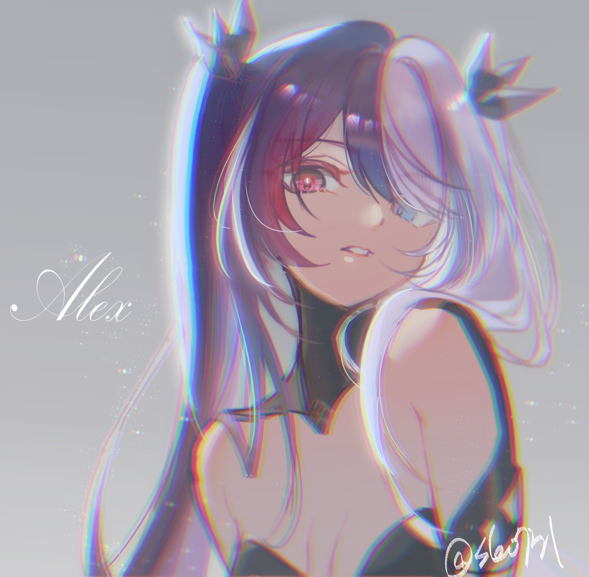 塗個乖孫 #白猫にゃアート