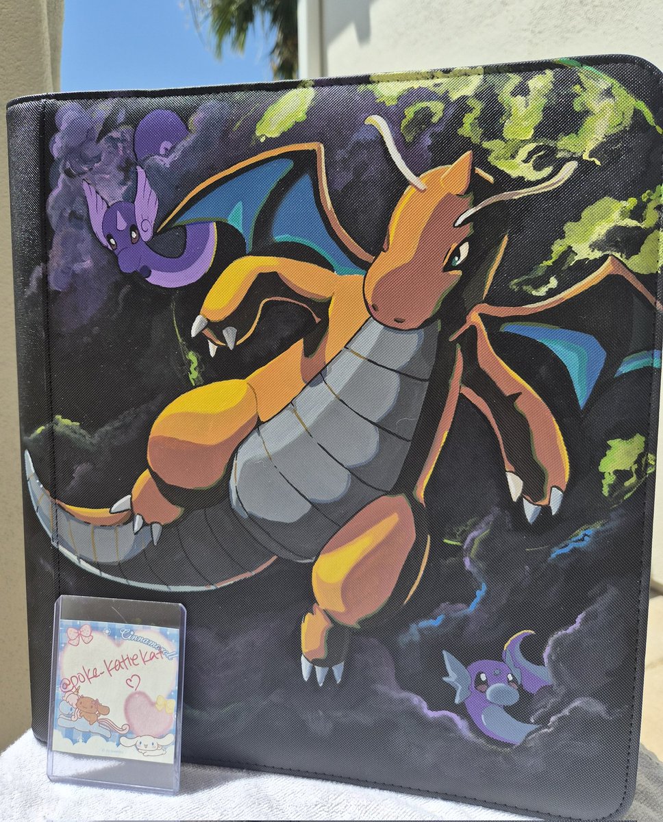 The long awaited Dragonite theme binder is completed!! The long awaited Dragonite theme binder is completed!!