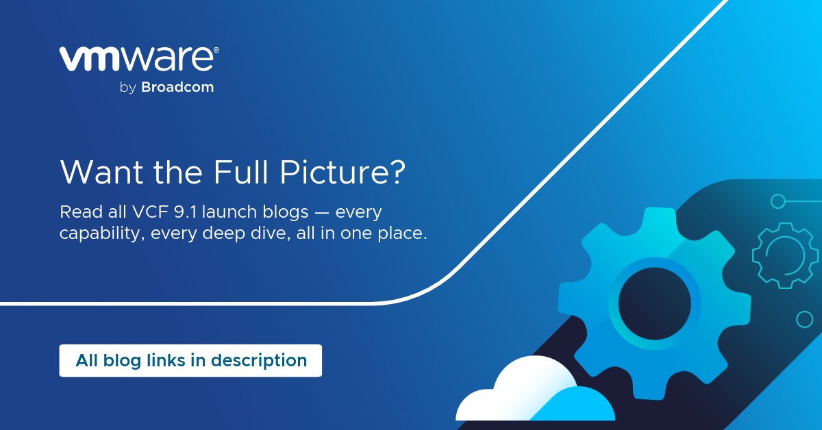 VMware Cloud Foundation (VCF) tweet media
