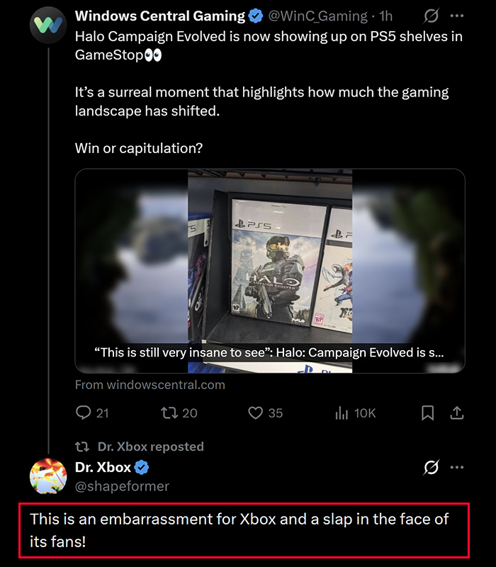 James tweet media