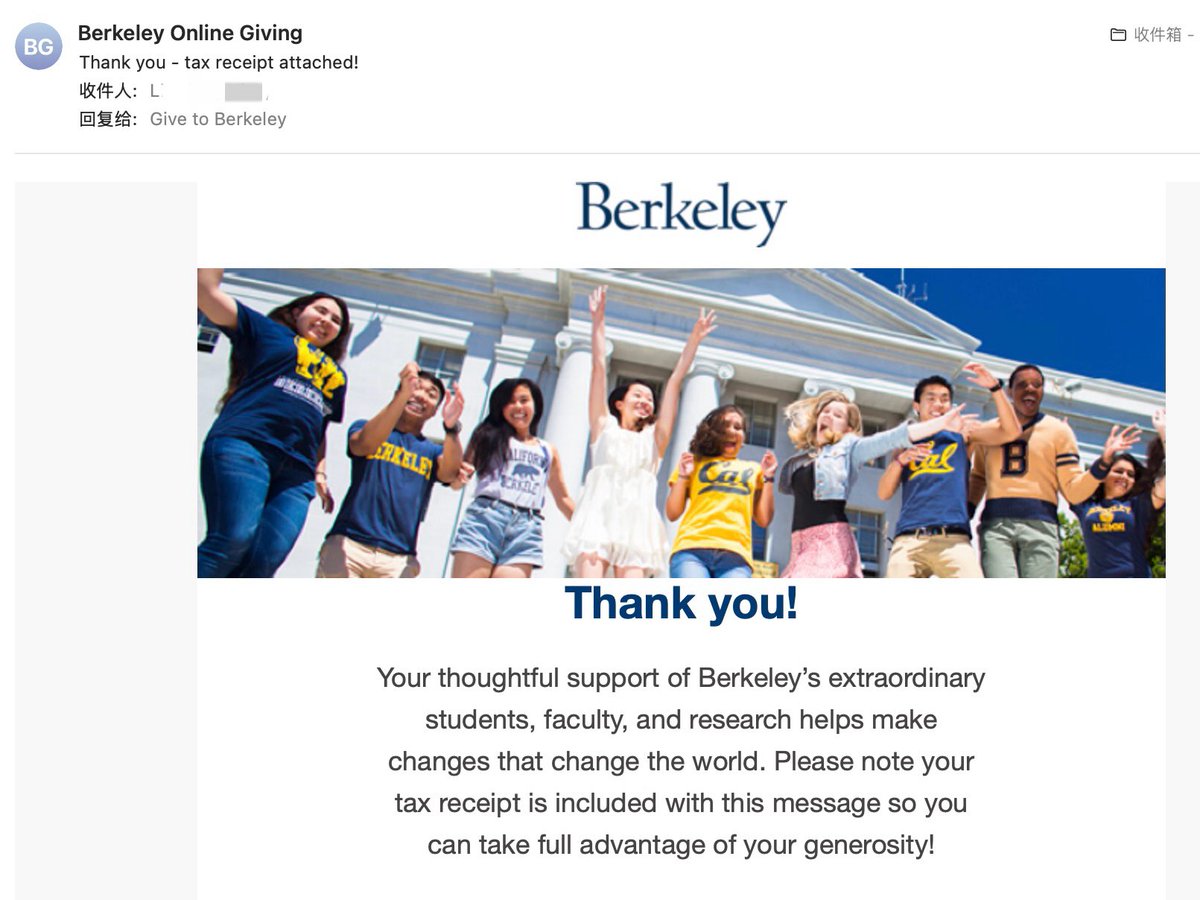 leoxcaka's tweet photo. Just a small donation as an alum, hoping to make the world better. https://t.co/Sz8aZnNcIp