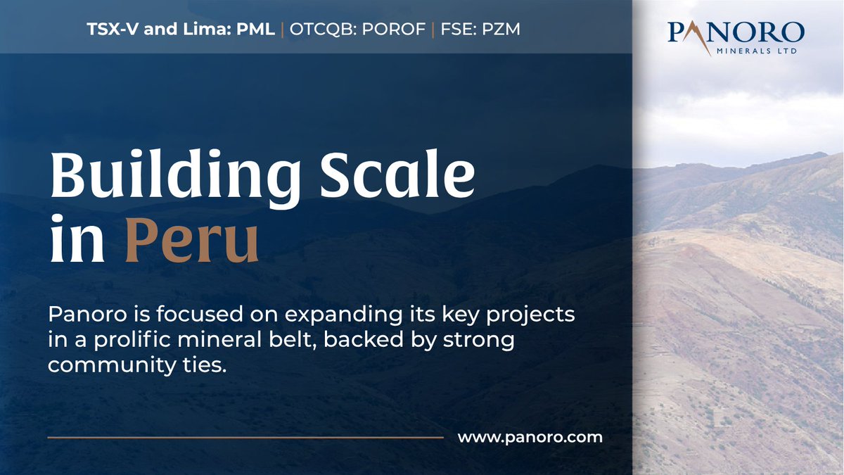 Panoro Minerals Ltd . tweet media