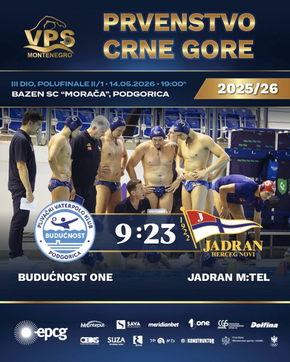 Water polo MNE tweet media