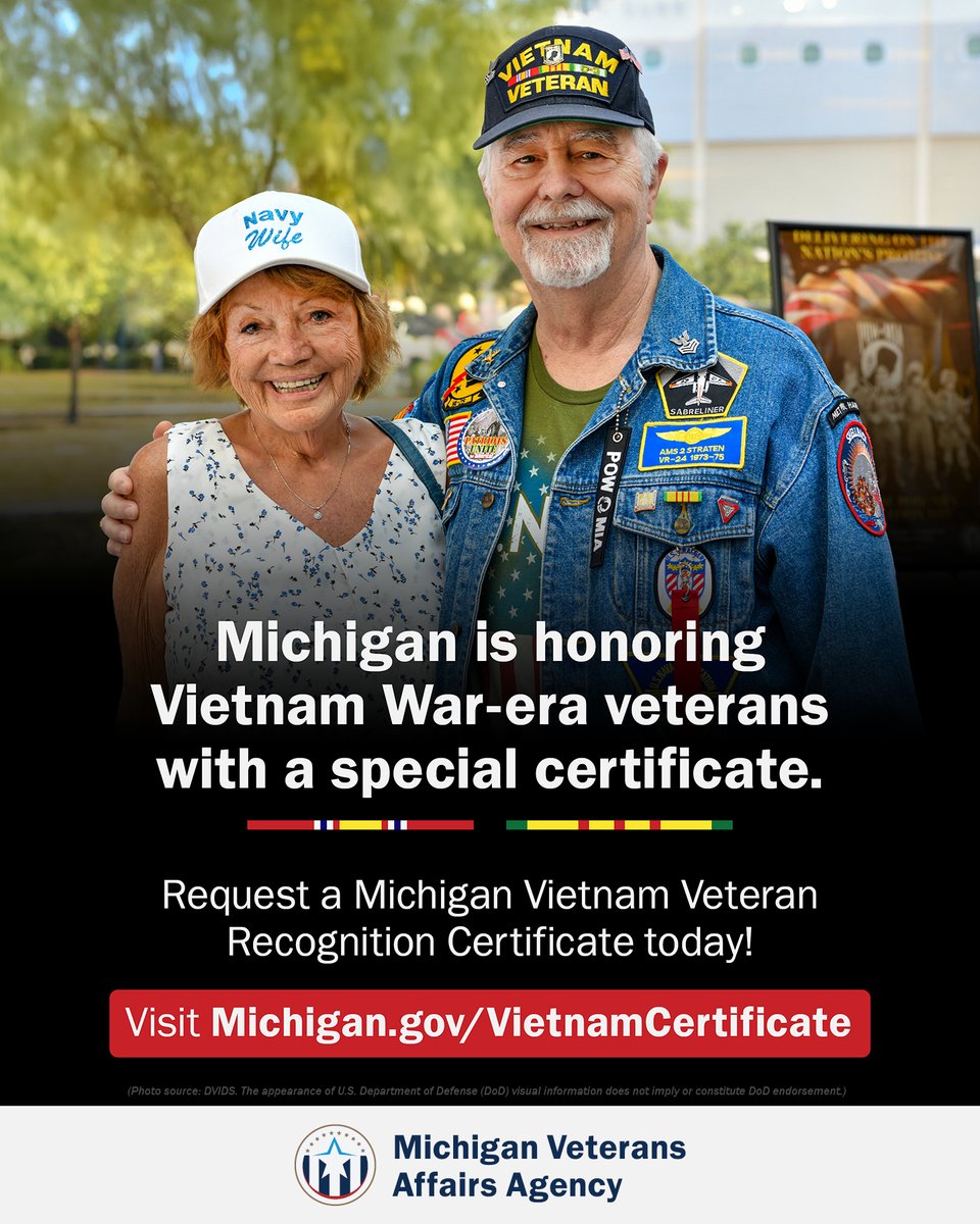 Michigan Veterans Affairs Agency tweet media