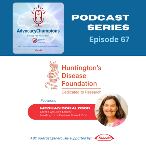 hdfcures's tweet photo. HDF CEO Meghan Donaldson Is the latest guest on @AmericanBrainCo's podcast "AdvocacyChampions: Voices for the Brain." Meghan shares her own personal story, HDF's history, and short- and long-term goals for HDF. Listen here: https://t.co/OfqZCM6IFI

#curehd #hdawarenessmonth https://t.co/pENQVAKXYb