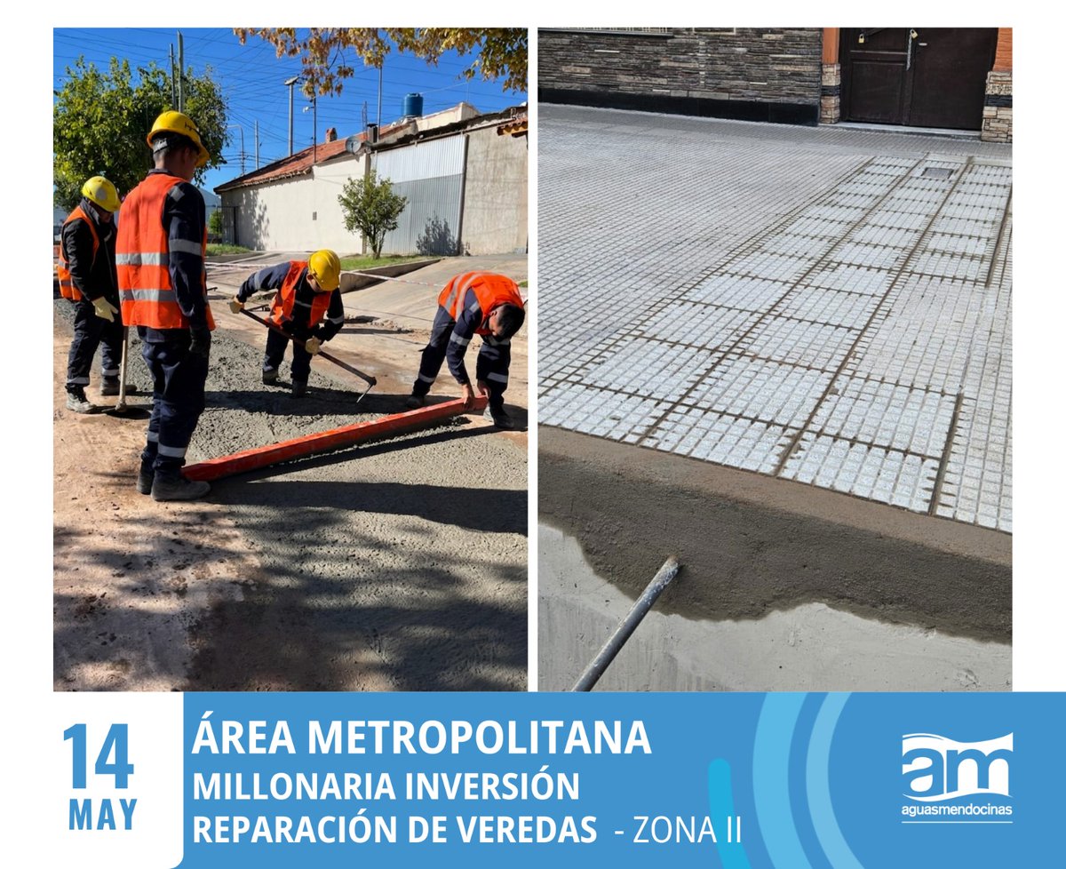 AguasMendocinas's tweet photo. Con un presupuesto oficial de $ 435.847.462,40 se realizó la apertura de sobres de una obra fundamental incluida en el Programa Integral de reparación de veredas y calzadas.

👉Más info: https://t.co/kcsKSQW2Tz https://t.co/25V5DyteyX