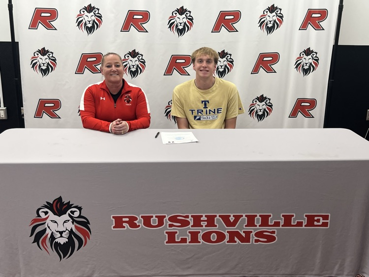 RushvilleHigh's tweet photo. RCHS Athletics: Congratulations to Liam Gurley for continuing his Track and Field career at Trine University! Trine is gaining an incredible student and athlete! #lionsleaveitbetter https://t.co/jq2pzvHMeK