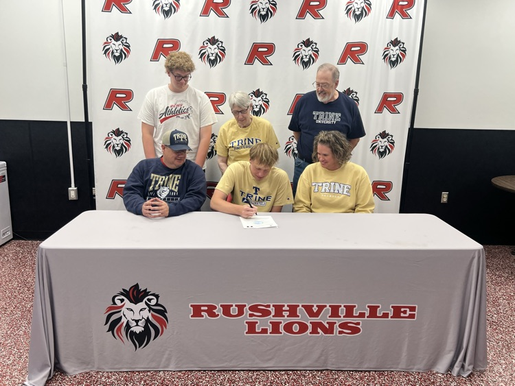RushvilleHigh's tweet photo. RCHS Athletics: Congratulations to Liam Gurley for continuing his Track and Field career at Trine University! Trine is gaining an incredible student and athlete! #lionsleaveitbetter https://t.co/jq2pzvHMeK