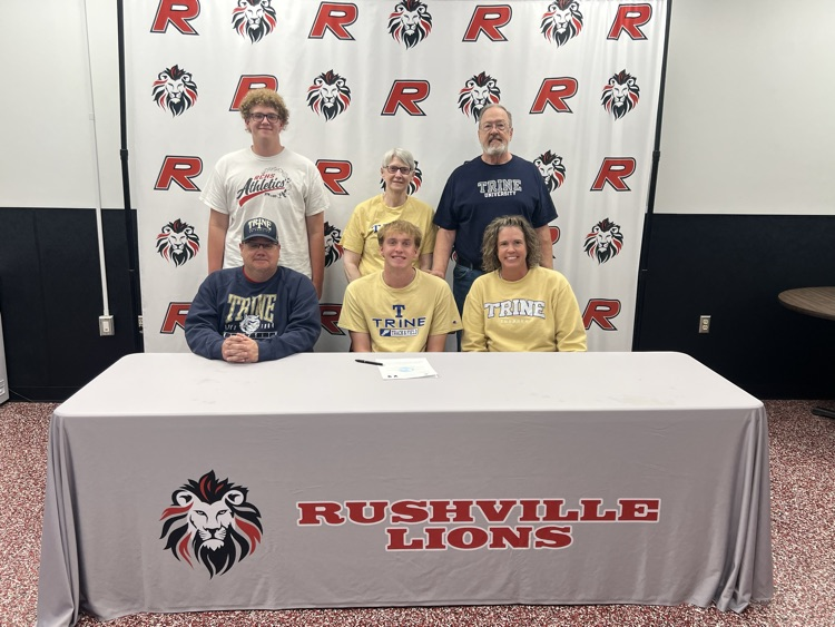 RushvilleHigh's tweet photo. RCHS Athletics: Congratulations to Liam Gurley for continuing his Track and Field career at Trine University! Trine is gaining an incredible student and athlete! #lionsleaveitbetter https://t.co/jq2pzvHMeK