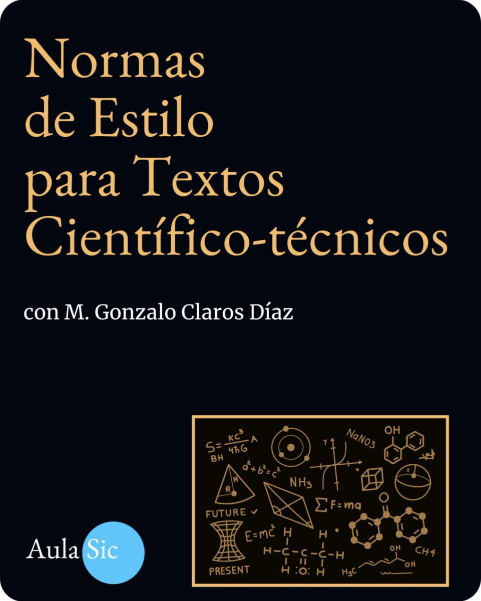 navarrotradmed's tweet photo. Curso en línea

     «Normas de estilo para textos científico-técnicos»
     @MGClaros

@AulaSIC, 8 junio - 12 julio
Info: https://t.co/g6EBoRfMlb https://t.co/J6XG6uKu9D