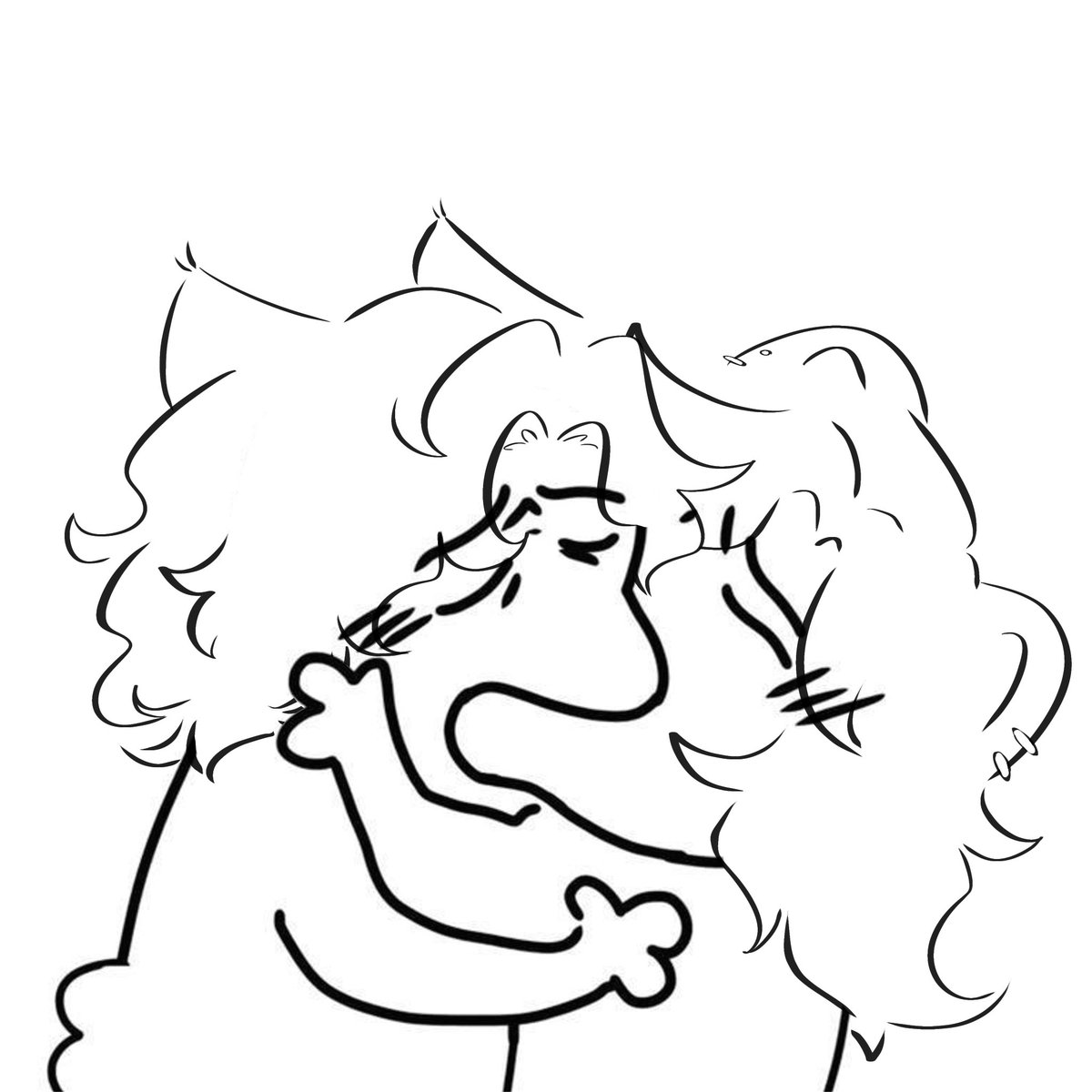 K3Draws's tweet photo. Doodle of me and waif https://t.co/iHWVz6p05L